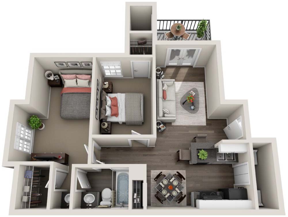 The Boyce - Renovated floor plan